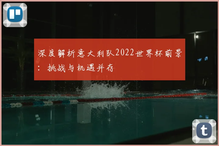深度解析意大利队2022世界杯前景:挑战与机遇并存
